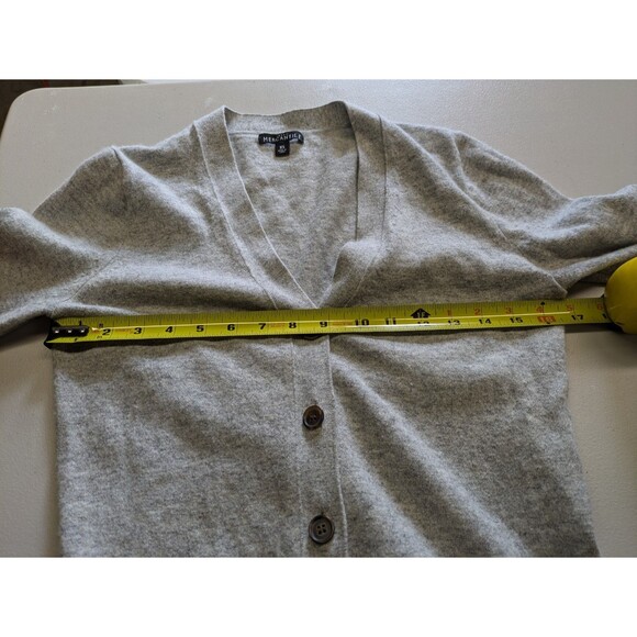 J. Crew Mercantile Gray Wool Blend Button Down Cardigan Sweater Academia Size XS - Picture 6 of 7